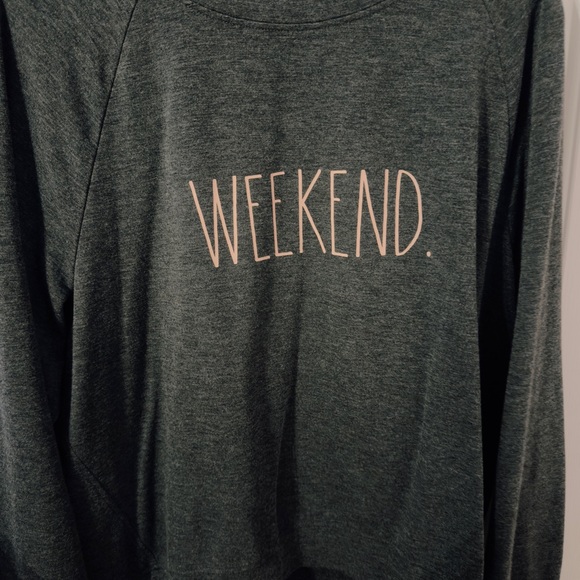 Rae Dunn Charcoal Sweatshirt - Picture 1 of 5